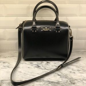 Kate Spade Black Jackson Street large Lane satchel